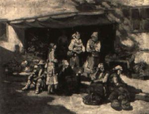 Market Scene by George L. Noyes