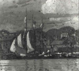 Gloucester Harbor by George L. Noyes