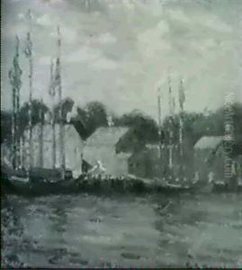 Coming Into The Harbor Gloucester by George L. Noyes