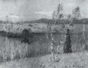 An April Morning, Millis, Massachusetts by George L. Noyes
