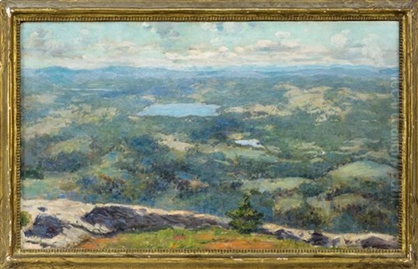 View From The Mountaintop, Possibly Mt. Greylock In Massachusetts - view 1