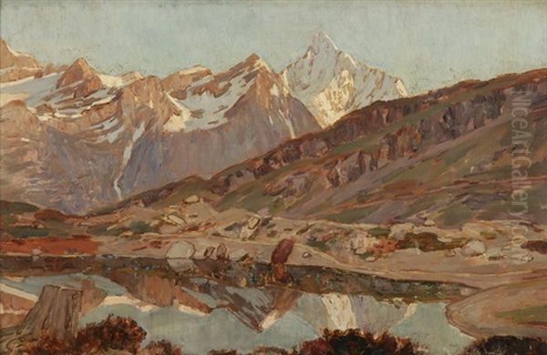 Gebirgslandschaft Mit See - view 1