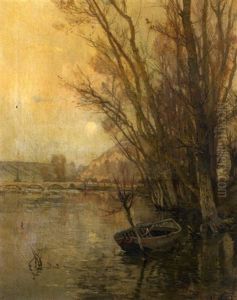 Bord De Riviere, Lever De Soleil