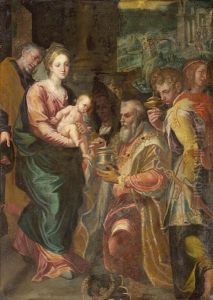 The Adoration Of The Magi by Virgilio Nucci