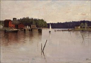 The Old Harbour Of Hamina In The The Old Harbour Of Hamina In The