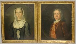 Sir Richard Oswald (1705-1784) And Margaret Ramsay Oswald (-1788) by William De Nune