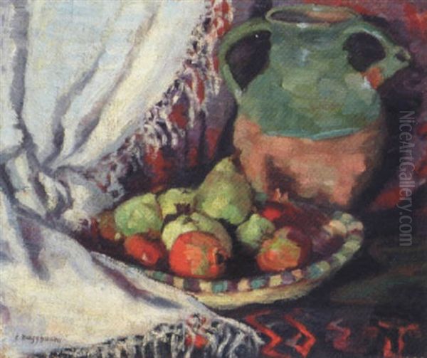Nature Morte A L'assiette De Fruits - view 1