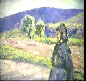 Bauerin Auf Ihrem Feld by Jakob Nussbaum