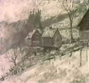 Winter Im Taunus, Altglashutten by Jakob Nussbaum