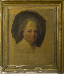 Portrait Of Martha Washington, After Gilbert Stuart"s 'athenaeum Portrait by Benjamin F. Nutting