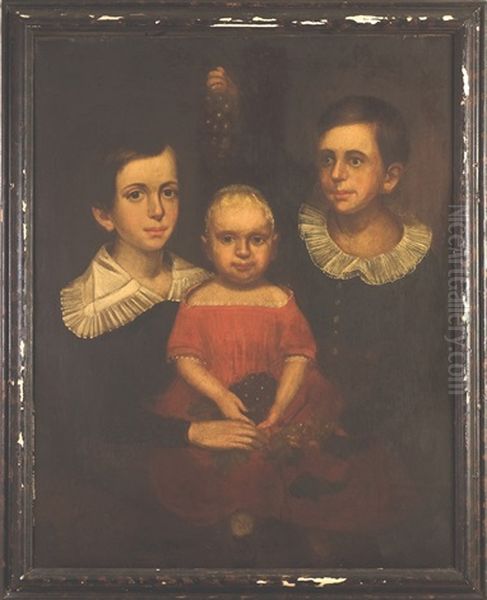 Portrait Of A Family Of Three Children - view 1