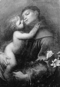 Saint Francois Et L'enfant Jesus by Carlo Francesco Nuvolone