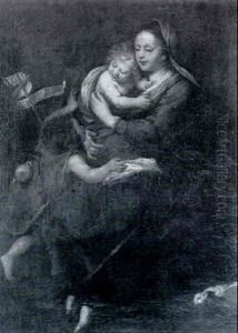 La Vierge A L'enfant Et Saint Jean Baptiste La Vierge A L'enfant Et Saint Jean Baptiste