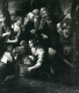 Moses Drawing Water From The Rock by Carlo Francesco Nuvolone