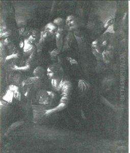 Moses Strikiing Striking The Rock by Carlo Francesco Nuvolone