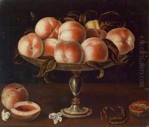 Obstschale Mit Pfirsichen Obstschale Mit Pfirsichen