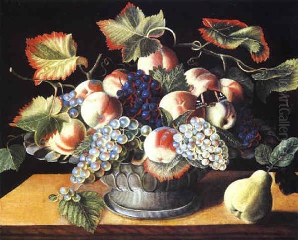 Corbeille De Fruits Sur Un Entablement - view 1