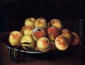 Natura Morta Con Pesche by Panfilo Nuvolone