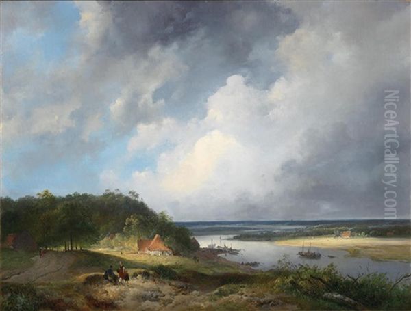 Extensive River Landscape - view 1