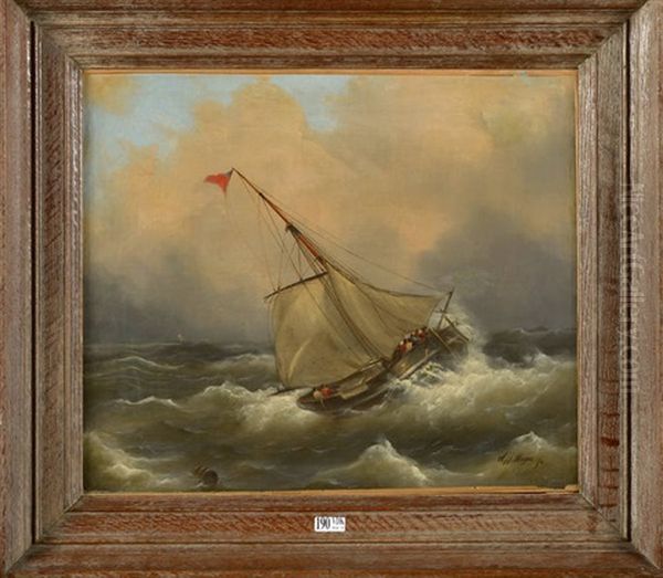 Bateau Dans La Tempete - view 1