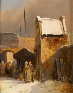 Figures At A City Gate
