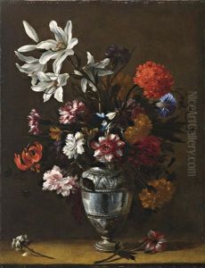 Blumen In Einer Vase by Mario Nuzzi Mario Dei Fiori
