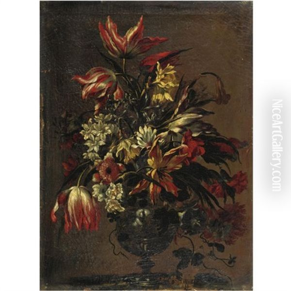 Natura Morta Con Vaso Di Fiori - view 1