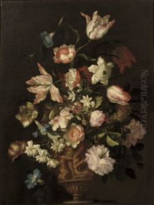 Tulips, Morning Glory, Roses And Other Flowers Tulips, Morning Glory, Roses And Other Flowers
