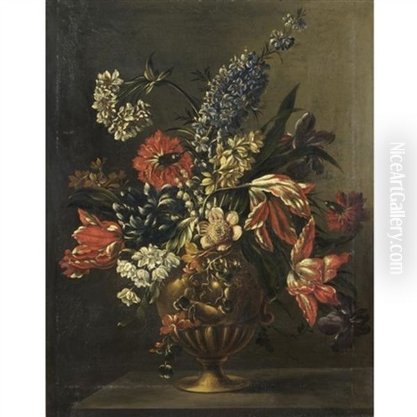 Natura Morta Con Vaso Di Fiori - view 1