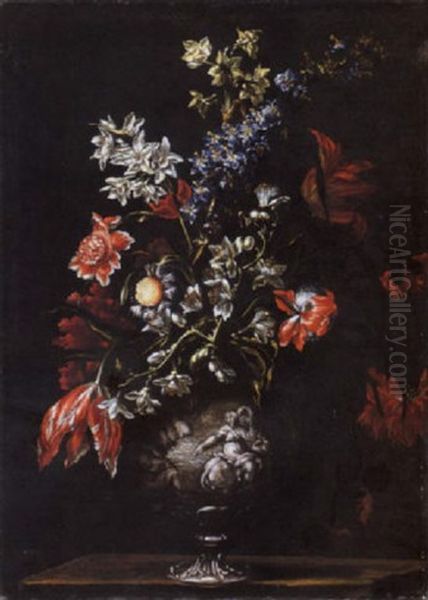 Natura Morta Di Fiori In Un Vaso - view 1