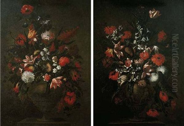 Still Life Of Flowers In Vase - view 1