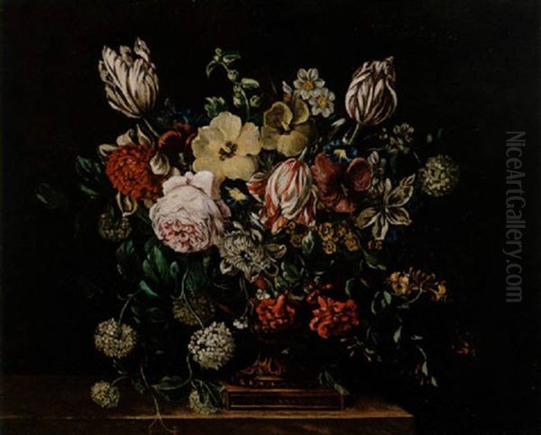Natura Morta Di Fiori In Vaso - view 1
