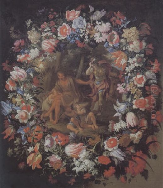 Ghirlanda Di Fiori Con Erminia Tra I Pastori - view 1