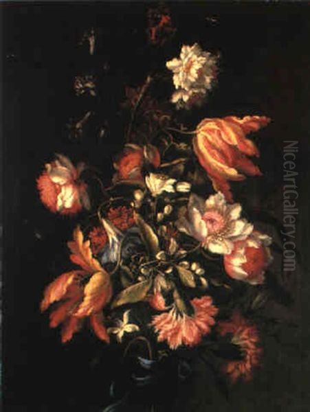 Mazzo Di Fiori Con Anemoni E Fiori D'arancio - view 1