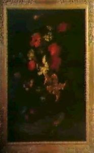 Stilleben Mit Blumen Und Fruchten. by Mario Nuzzi Mario Dei Fiori