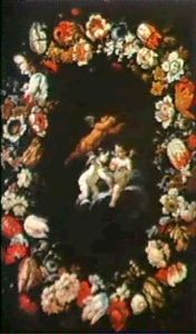 Ghirlanda Di Fiori, Al Centro, Tre Amorini