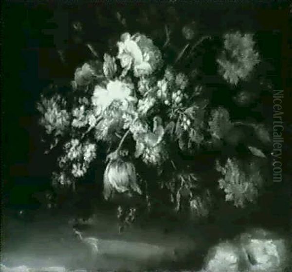 Still Life With Tulips, Peonies, Jasmine And Other Flowers - view 1