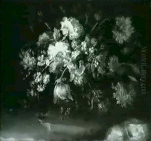 Still Life With Tulips, Peonies, Jasmine And Other Flowers