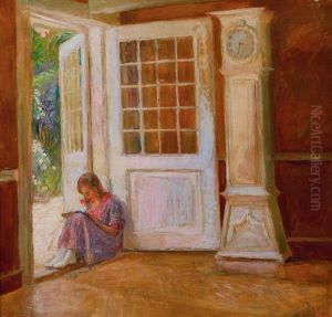 Reading Girl In An Interior Reading Girl In An Interior