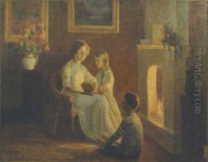 Aftenhygge Ved Pejsen