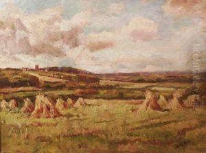 Landscape With Haystacks