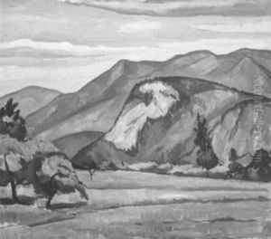 Pasture Beside Rolling Hills by Edgar Hewitt Nye