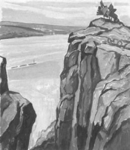 Cliff Along A Riverbend Cliff Along A Riverbend