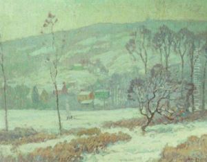 Winter Scene At Dusk Winter Scene At Dusk