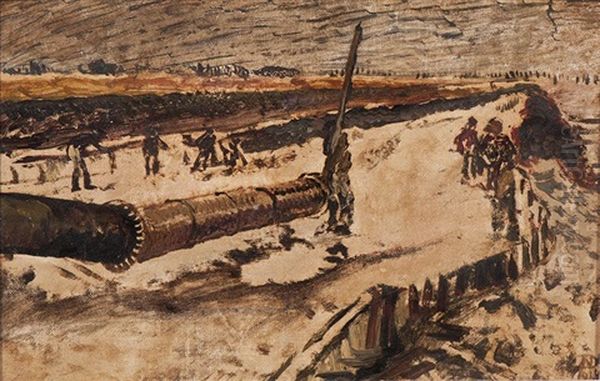 Construction Of The Oil Pipeline - view 1