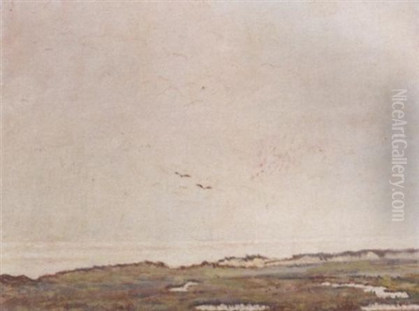 A Seascape With Two Seagulls - view 1