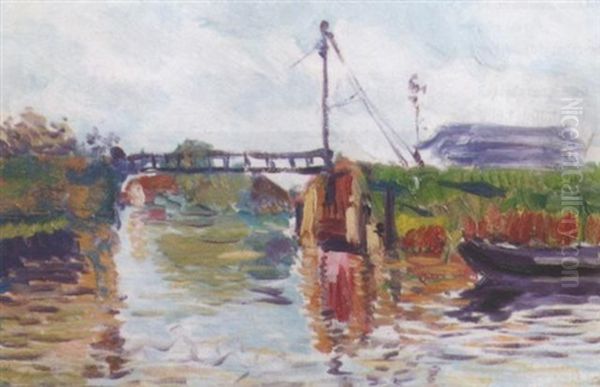 A Draw-bridge Over A Canal - view 1