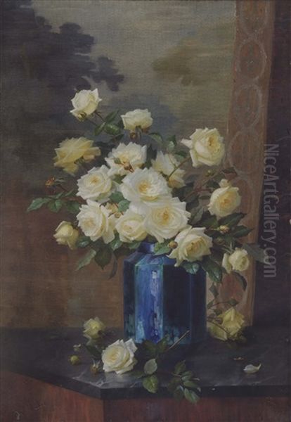 Still Life With White Roses - view 1