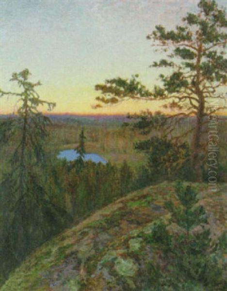 Skymningslandskap - view 1