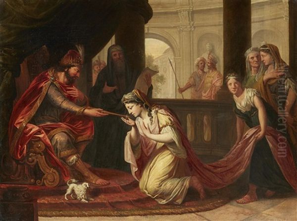 Esther Before Ahasuerus - view 1